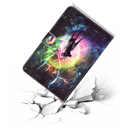 For iPad Air / iPad Air 2  2016 / iPad Pro9.7 / iPad9.7 / 2017 / 2018 Colored Drawing Pattern Horizontal Flip PU Leather Case with Holder & Card Slot & Sleep / Wake-up Function(Starry Deer) - More iPad Cases by buy2fix | Online Shopping UK | buy2fix