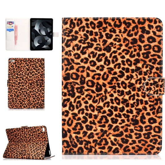 For iPad Air / iPad Air 2  2016 / iPad Pro9.7 / iPad9.7 / 2017 / 2018 Colored Drawing Pattern Horizontal Flip PU Leather Case with Holder & Card Slot & Sleep / Wake-up Function(Yellow Leopard) - More iPad Cases by buy2fix | Online Shopping UK | buy2fix