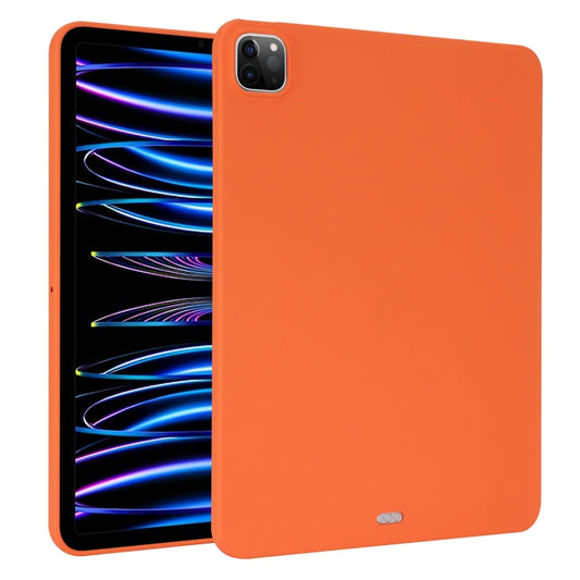For iPad Pro 12.9 2018/2020/2021/2022 Oil Spray Skin-friendly TPU Tablet Case(Orange) - iPad Pro 12.9 (2022/2021) Cases by buy2fix | Online Shopping UK | buy2fix