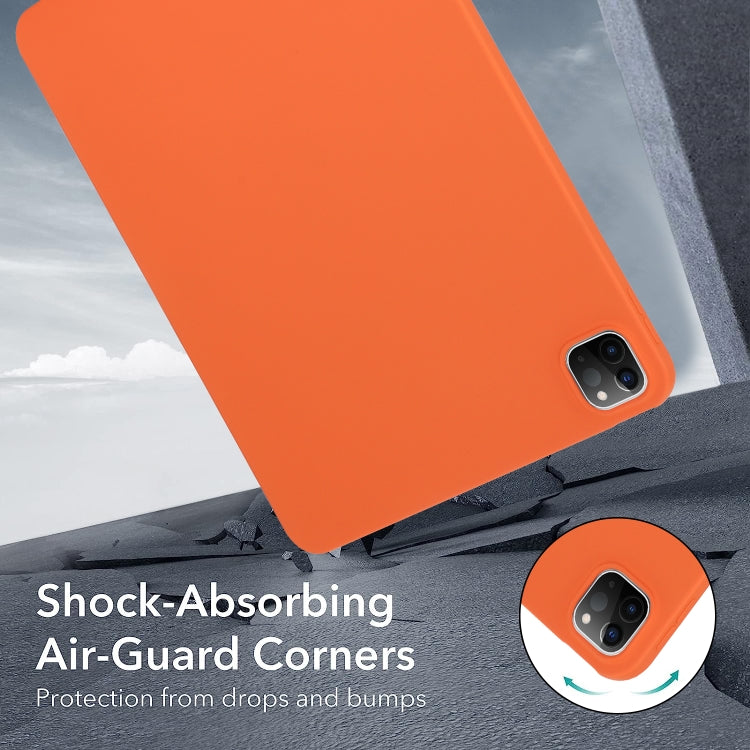 For iPad Pro 12.9 2018/2020/2021/2022 Oil Spray Skin-friendly TPU Tablet Case(Orange) - iPad Pro 12.9 (2022/2021) Cases by buy2fix | Online Shopping UK | buy2fix