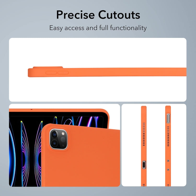 For iPad Pro 12.9 2018/2020/2021/2022 Oil Spray Skin-friendly TPU Tablet Case(Orange) - iPad Pro 12.9 (2022/2021) Cases by buy2fix | Online Shopping UK | buy2fix
