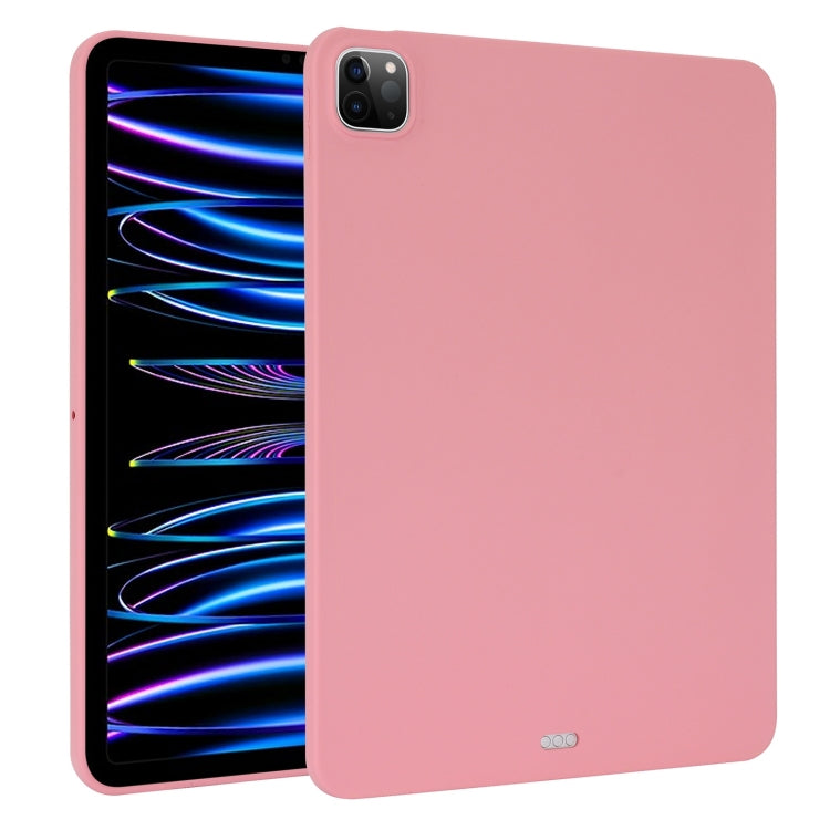 For iPad Pro 12.9 2018/2020/2021/2022 Oil Spray Skin-friendly TPU Tablet Case(Pink) - iPad Pro 12.9 (2022/2021) Cases by buy2fix | Online Shopping UK | buy2fix
