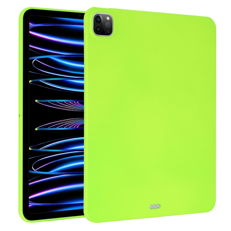 For iPad Pro 12.9 2018/2020/2021/2022 Oil Spray Skin-friendly TPU Tablet Case(Fluorescent Green) - iPad Pro 12.9 (2022/2021) Cases by buy2fix | Online Shopping UK | buy2fix