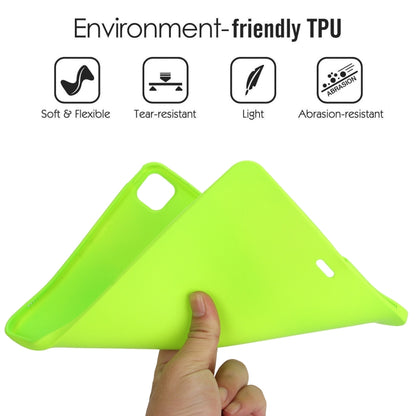 For iPad Pro 12.9 2018/2020/2021/2022 Oil Spray Skin-friendly TPU Tablet Case(Fluorescent Green) - iPad Pro 12.9 (2022/2021) Cases by buy2fix | Online Shopping UK | buy2fix
