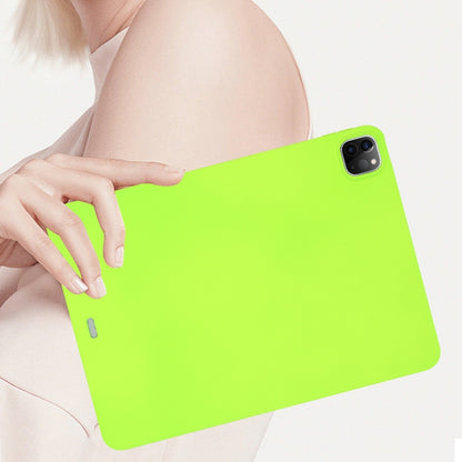 For iPad Pro 12.9 2018/2020/2021/2022 Oil Spray Skin-friendly TPU Tablet Case(Fluorescent Green) - iPad Pro 12.9 (2022/2021) Cases by buy2fix | Online Shopping UK | buy2fix