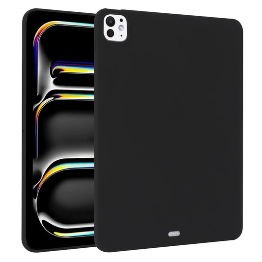 For iPad Pro 13 2025 / 2024 Oil Spray Skin-friendly TPU Tablet Case(Black) by buy2fix