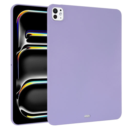 For iPad Pro 13 2025 / 2024 Oil Spray Skin-friendly TPU Tablet Case(Purple) by buy2fix