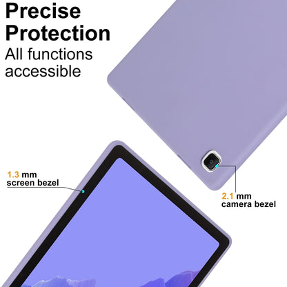 For Samsung Galaxy Tab S9 Oil Spray Skin-friendly TPU Tablet Case(Purple) - Galaxy Tab S9 Cases by buy2fix | Online Shopping UK | buy2fix