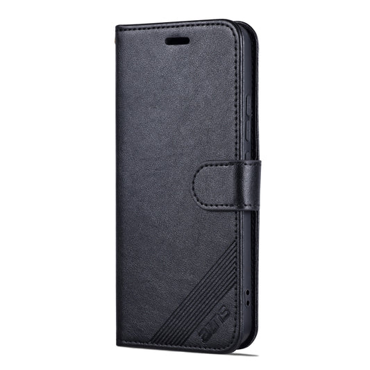 For Xiaomi 14 Pro AZNS Sheepskin Texture Flip Leather Phone Case(Black) by AZNS