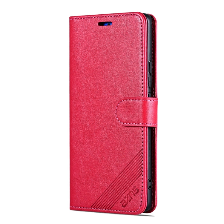 For Xiaomi Redmi K70 / K70 Pro AZNS Sheepskin Texture Flip Leather Phone Case(Red) - K70 Pro Cases by AZNS | Online Shopping UK | buy2fix