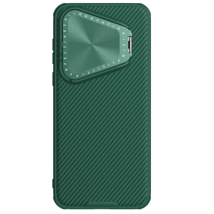 For Huawei Pura 70 NILLKIN Black Mirror Prop CD Texture Mirror Phone Case(Green) - Huawei Cases by NILLKIN | Online Shopping UK | buy2fix