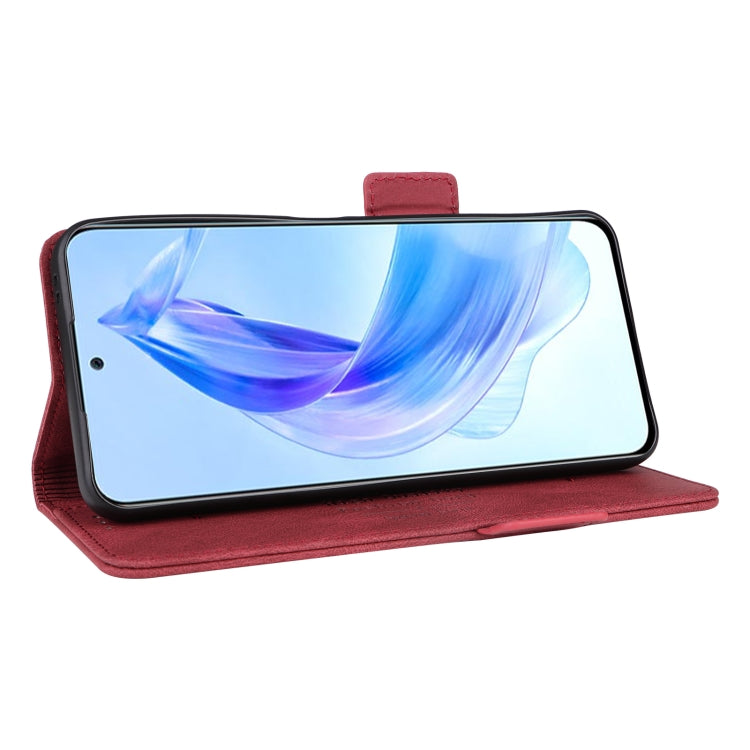 For Honor X50i / 90 Lite Magnetic Clasp Flip Leather Phone Case(Red) by buy2fix