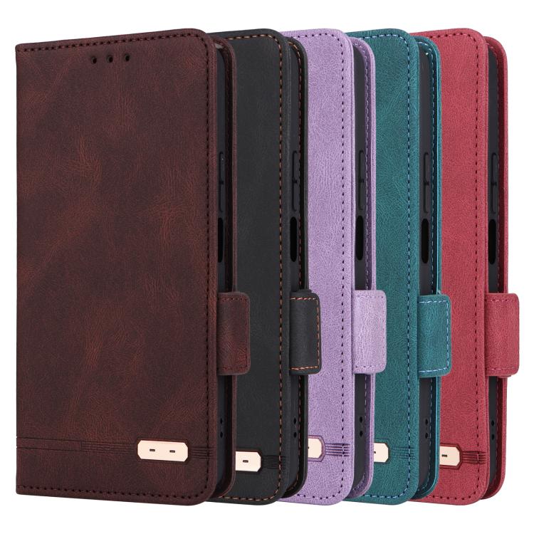 For Honor X50i / 90 Lite Magnetic Clasp Flip Leather Phone Case(Red) by buy2fix