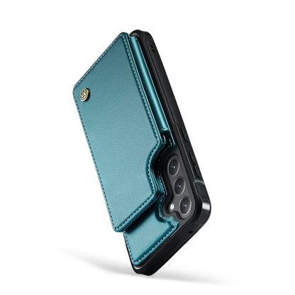 For Samsung Galaxy S23 FE 5G CaseMe C22 Card Slots Holder RFID Anti-theft Phone Case(Blue Green) - Galaxy S23 FE 5G Cases by CaseMe | Online Shopping UK | buy2fix