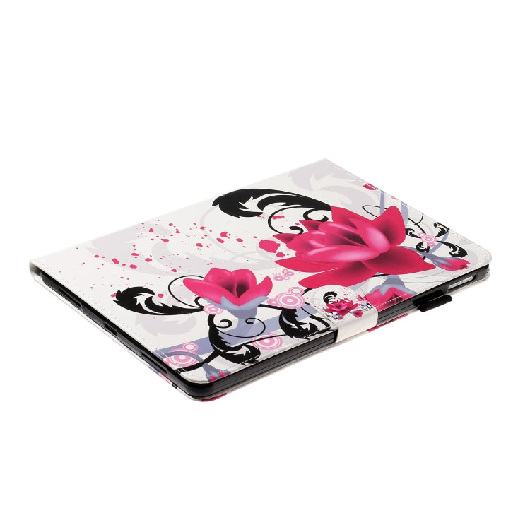 For iPad Pro 11 (2020) Colored Drawing Pattern Horizontal Flip PU Leather Tablet Case with Holder & Card Slot & Sleep / Wake-up Function(Flowers) - iPad Pro 11 (2020) Cases by buy2fix | Online Shopping UK | buy2fix