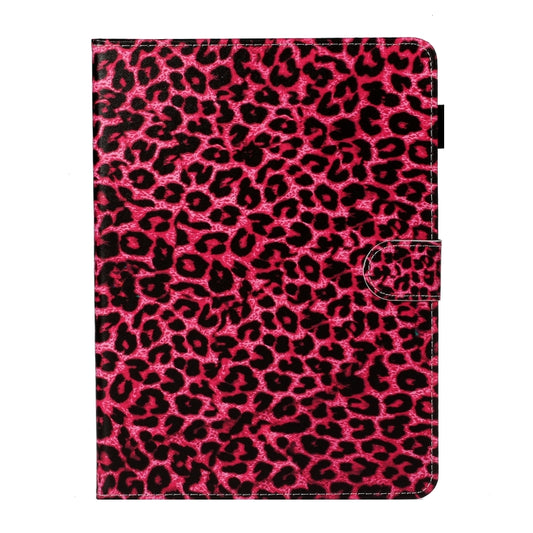 For iPad Pro 11 (2020) Colored Drawing Pattern Horizontal Flip PU Leather Tablet Case with Holder & Card Slot & Sleep / Wake-up Function(Red Pink Leopard) - iPad Pro 11 (2020) Cases by buy2fix | Online Shopping UK | buy2fix
