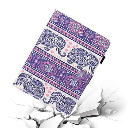 For iPad Pro 11 (2020) Colored Drawing Pattern Horizontal Flip PU Leather Tablet Case with Holder & Card Slot & Sleep / Wake-up Function(Totem Elephant) - iPad Pro 11 (2020) Cases by buy2fix | Online Shopping UK | buy2fix