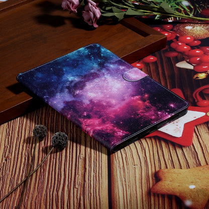 For iPad Pro 11 (2020) Colored Drawing Pattern Horizontal Flip PU Leather Tablet Case with Holder & Card Slot & Sleep / Wake-up Function(Starry Sky) - iPad Pro 11 (2020) Cases by buy2fix | Online Shopping UK | buy2fix