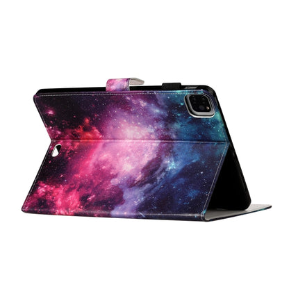 For iPad Pro 11 (2020) Colored Drawing Pattern Horizontal Flip PU Leather Tablet Case with Holder & Card Slot & Sleep / Wake-up Function(Starry Sky) - iPad Pro 11 (2020) Cases by buy2fix | Online Shopping UK | buy2fix