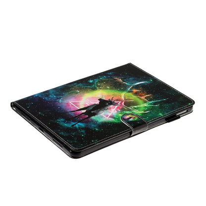 For iPad Pro 11 (2020) Colored Drawing Pattern Horizontal Flip PU Leather Tablet Case with Holder & Card Slot & Sleep / Wake-up Function(Starry Deer) - iPad Pro 11 (2020) Cases by buy2fix | Online Shopping UK | buy2fix