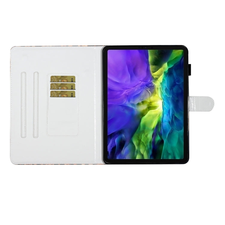For iPad Pro 11 (2020) Colored Drawing Pattern Horizontal Flip PU Leather Tablet Case with Holder & Card Slot & Sleep / Wake-up Function(Butterfly) - iPad Pro 11 (2020) Cases by buy2fix | Online Shopping UK | buy2fix