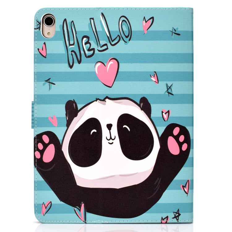 For iPad Pro 11 inch (2018) Colored Drawing Pattern Horizontal Flip PU Leather Case with Holder & Card Slot & Sleep / Wake-up Function(Love Panda) - iPad Pro 11 (2018) Cases by buy2fix | Online Shopping UK | buy2fix