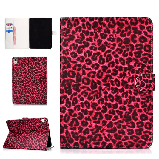 For iPad Pro 11 inch (2018) Colored Drawing Pattern Horizontal Flip PU Leather Case with Holder & Card Slot & Sleep / Wake-up Function(Red Pink Leopard) - iPad Pro 11 (2018) Cases by buy2fix | Online Shopping UK | buy2fix
