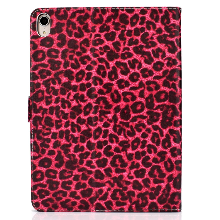 For iPad Pro 11 inch (2018) Colored Drawing Pattern Horizontal Flip PU Leather Case with Holder & Card Slot & Sleep / Wake-up Function(Red Pink Leopard) - iPad Pro 11 (2018) Cases by buy2fix | Online Shopping UK | buy2fix