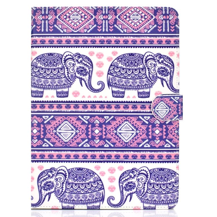 For iPad Pro 11 inch (2018) Colored Drawing Pattern Horizontal Flip PU Leather Case with Holder & Card Slot & Sleep / Wake-up Function(Totem Elephant) - iPad Pro 11 (2018) Cases by buy2fix | Online Shopping UK | buy2fix