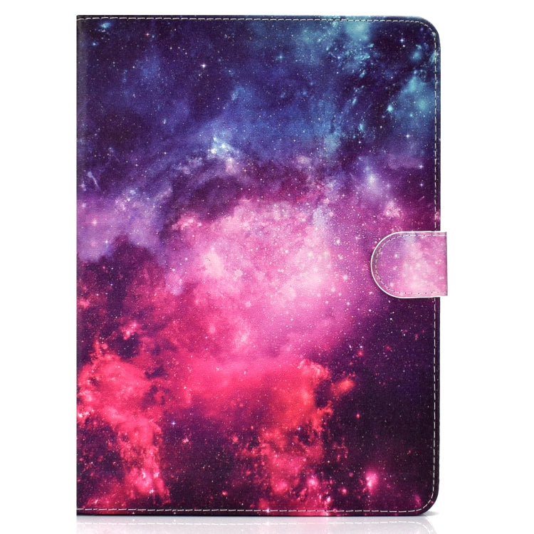 For iPad Pro 11 inch (2018) Colored Drawing Pattern Horizontal Flip PU Leather Case with Holder & Card Slot & Sleep / Wake-up Function(Starry Sky) - iPad Pro 11 (2018) Cases by buy2fix | Online Shopping UK | buy2fix