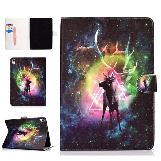 For iPad Pro 11 inch (2018) Colored Drawing Pattern Horizontal Flip PU Leather Case with Holder & Card Slot & Sleep / Wake-up Function(Starry Deer) - iPad Pro 11 (2018) Cases by buy2fix | Online Shopping UK | buy2fix