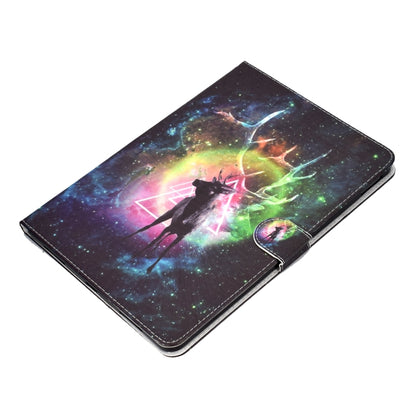 For iPad Pro 11 inch (2018) Colored Drawing Pattern Horizontal Flip PU Leather Case with Holder & Card Slot & Sleep / Wake-up Function(Starry Deer) - iPad Pro 11 (2018) Cases by buy2fix | Online Shopping UK | buy2fix
