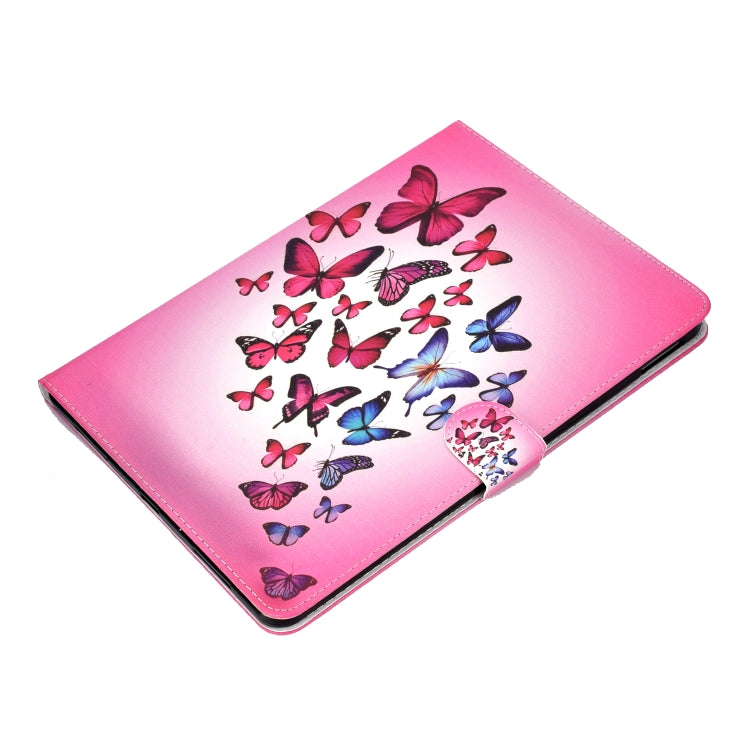 For iPad Pro 11 inch (2018) Colored Drawing Pattern Horizontal Flip PU Leather Case with Holder & Card Slot & Sleep / Wake-up Function(Butterfly) - iPad Pro 11 (2018) Cases by buy2fix | Online Shopping UK | buy2fix