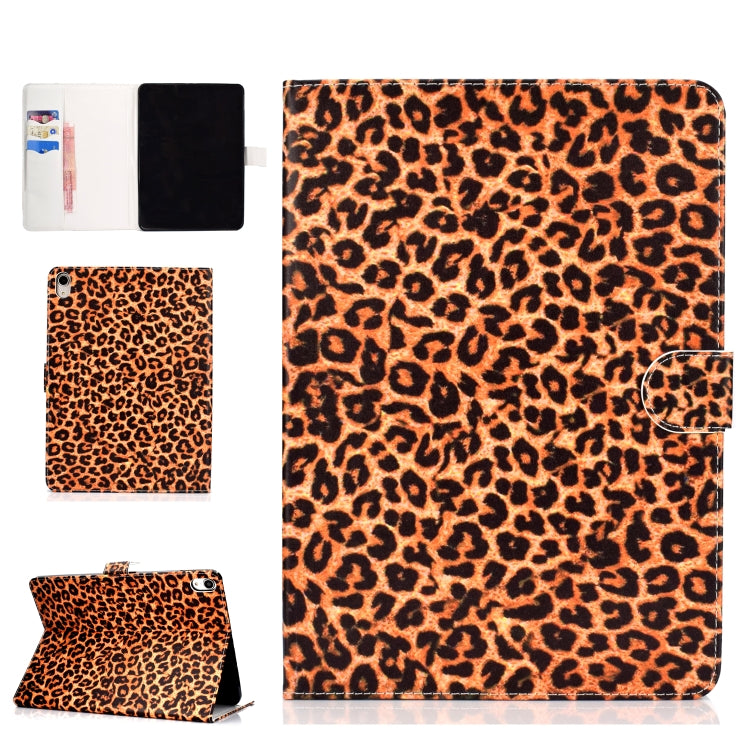 For iPad Pro 11 inch (2018) Colored Drawing Pattern Horizontal Flip PU Leather Case with Holder & Card Slot & Sleep / Wake-up Function(Yellow Leopard) - iPad Pro 11 (2018) Cases by buy2fix | Online Shopping UK | buy2fix