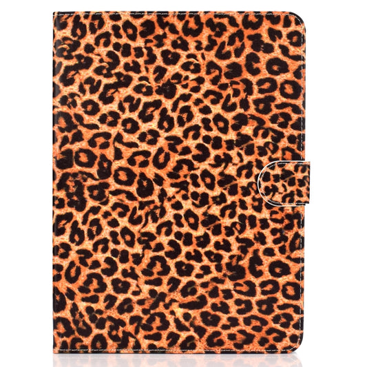 For iPad Pro 11 inch (2018) Colored Drawing Pattern Horizontal Flip PU Leather Case with Holder & Card Slot & Sleep / Wake-up Function(Yellow Leopard) - iPad Pro 11 (2018) Cases by buy2fix | Online Shopping UK | buy2fix