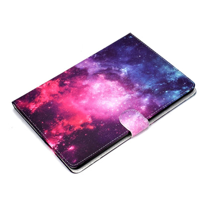 For iPad 10.2 Colored Drawing Pattern Horizontal Flip PU Leather Case with Holder & Card Slot & Sleep / Wake-up Function(Starry Sky) - iPad 10.2 Cases by buy2fix | Online Shopping UK | buy2fix