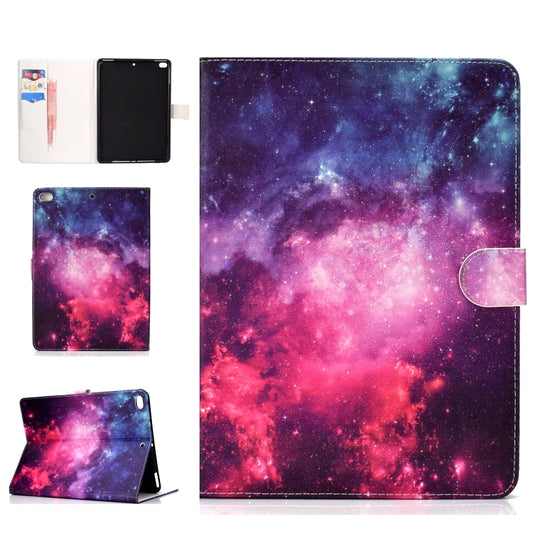 For iPad Pro10.5 inch Colored Drawing Pattern Horizontal Flip PU Leather Case with Holder & Card Slot & Sleep / Wake-up Function(Starry Sky) - iPad Pro 10.5 inch Cases by buy2fix | Online Shopping UK | buy2fix