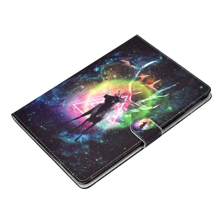 For iPad Pro10.5 inch Colored Drawing Pattern Horizontal Flip PU Leather Case with Holder & Card Slot & Sleep / Wake-up Function(Starry Deer) - iPad Pro 10.5 inch Cases by buy2fix | Online Shopping UK | buy2fix