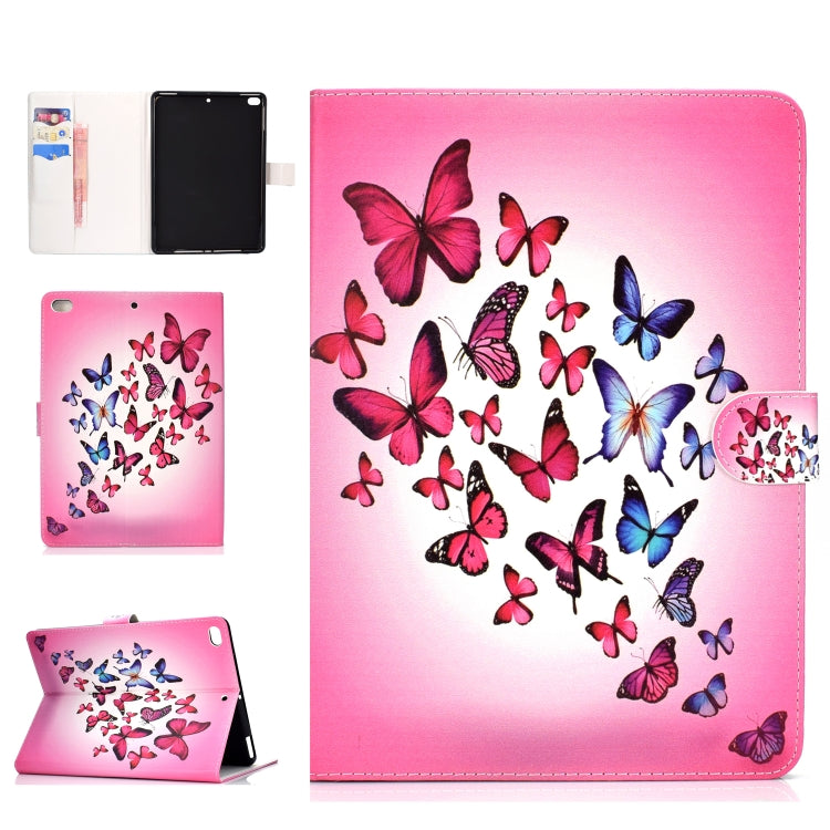 For iPad Pro10.5 inch Colored Drawing Pattern Horizontal Flip PU Leather Case with Holder & Card Slot & Sleep / Wake-up Function(Butterfly) - iPad Pro 10.5 inch Cases by buy2fix | Online Shopping UK | buy2fix