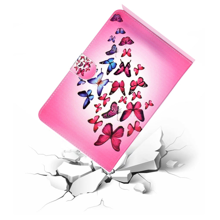 For iPad Pro10.5 inch Colored Drawing Pattern Horizontal Flip PU Leather Case with Holder & Card Slot & Sleep / Wake-up Function(Butterfly) - iPad Pro 10.5 inch Cases by buy2fix | Online Shopping UK | buy2fix