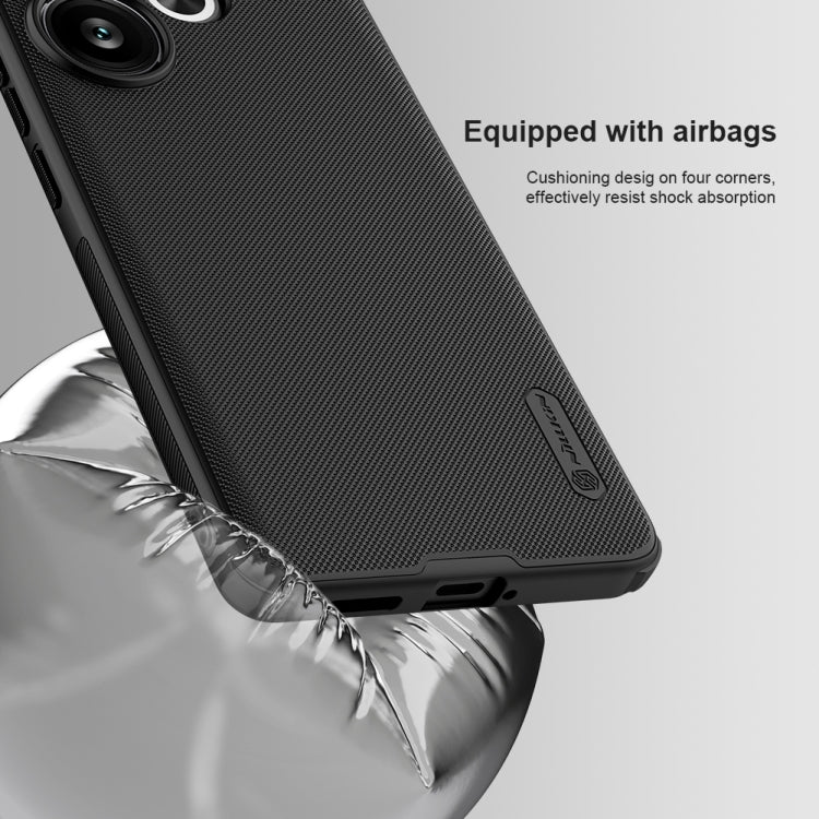 For Xiaomi Redmi Turbo 3 NILLKIN Frosted Shield Pro Magnetic Phone Case(Black) - Xiaomi Cases by NILLKIN | Online Shopping UK | buy2fix