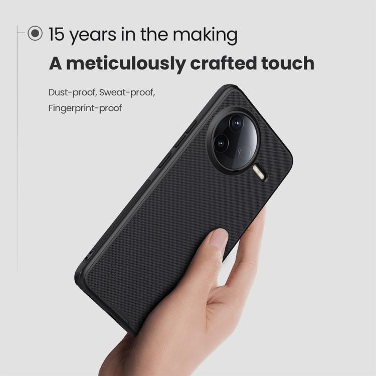 For Redmi K80 NILLKIN Frosted Shield Pro Magnetic Phone Case(Black) by NILLKIN