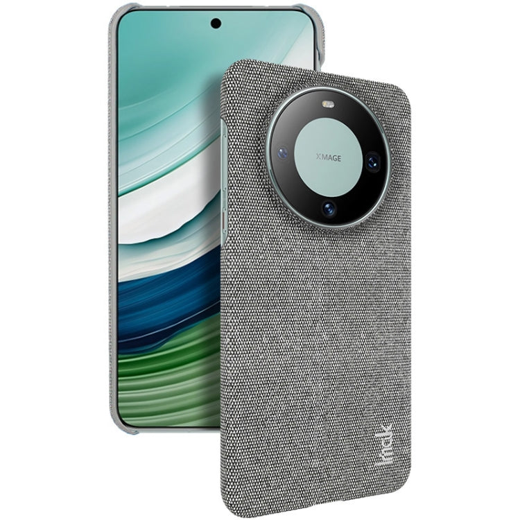 For Huawei Mate 60 imak Ruiyi Series Cloth Texture PU + PC Phone Case(Light Grey) - Huawei Cases by imak | Online Shopping UK | buy2fix