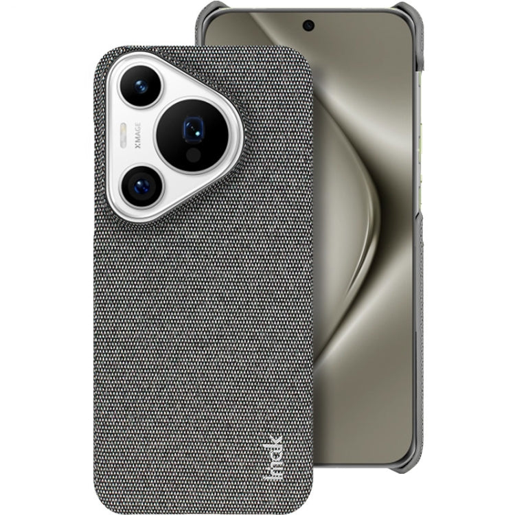 For Huawei Pura 70 Pro / 70 Pro+ imak Ruiyi Series Cloth Texture PU + PC Phone Case(Dark Grey) - Huawei Cases by imak | Online Shopping UK | buy2fix