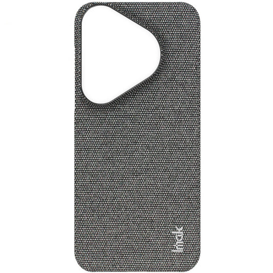 For Huawei Pura 70 imak Ruiyi Series Cloth Texture PU + PC Phone Case(Dark Grey) by imak