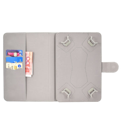 For 7 inch Universal Tablet PC Colored Drawing Pattern Horizontal Flip PU Leather Case with Holder & Card Slot(Crown Panda) - 7 inch by buy2fix | Online Shopping UK | buy2fix