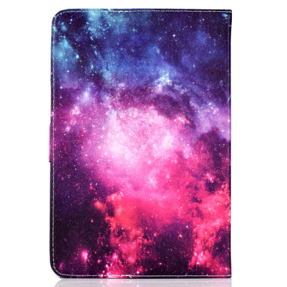 For 8 inch Universal Tablet PC Colored Drawing Pattern Horizontal Flip PU Leather Case with Holder & Card Slot(Starry Sky) - 7 inch by buy2fix | Online Shopping UK | buy2fix