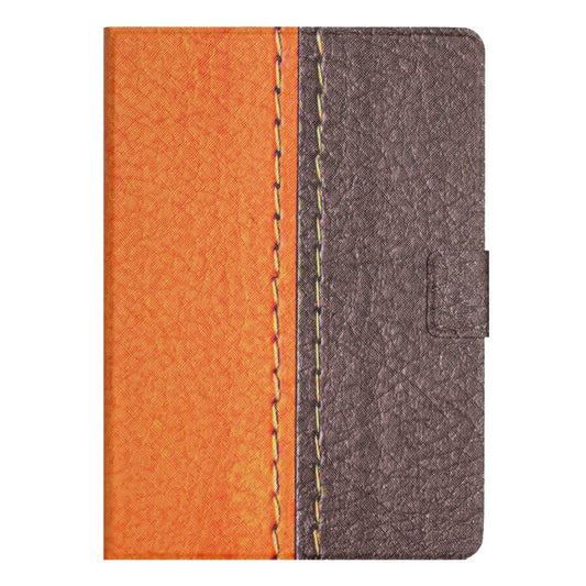 For Samsung Galaxy Tab A11+ / A9+ Stitching Solid Color Smart PU Tablet Case with Sleep / Wake-up Function(Orange) by buy2fix