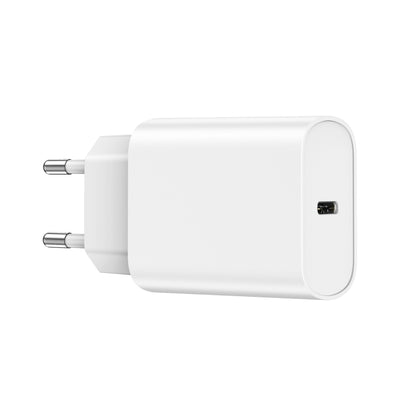 WIWU Wi-U001 Quick Series PD 20W USB-C / Type-C Single Port Travel Fast Charger, EU Plug(White) - USB Charger by WIWU | Online Shopping UK | buy2fix