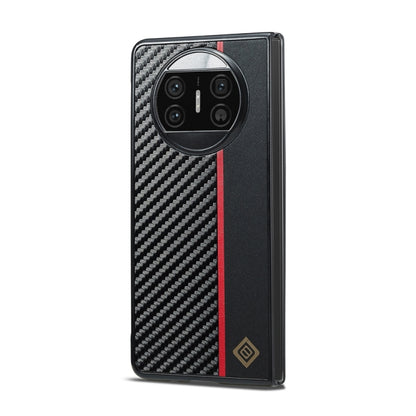 For Huawei Mate X3 LC.IMEEKE 3 in 1 Carbon Fiber Texture Shockproof Phone Case(Black) - Huawei Cases by LC.IMEEKE | Online Shopping UK | buy2fix